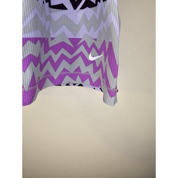 Nike Dri-fit Slim Fit Active Wear Womens SZ S Racerback Zig Zag Pattern - Picture 3 of 8